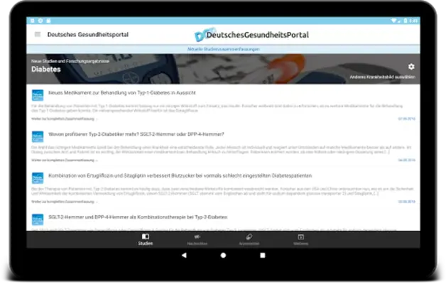 Deutsches GesundheitsPortal android App screenshot 1
